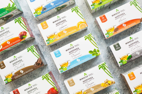 moringa herbal caffeine free teas