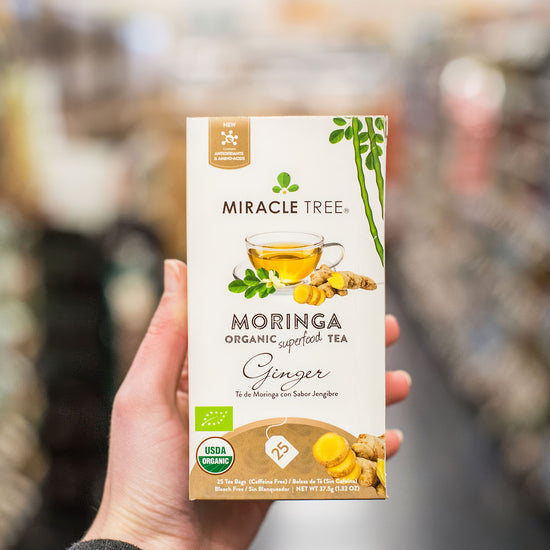 Organic Moringa Tea - Ginger - Caffeine-Free Herbal Tea - Lifestyle