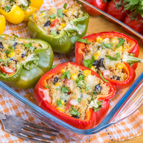 Moringa Quinoa Stuffed Bell Peppers Recipe for Autumn