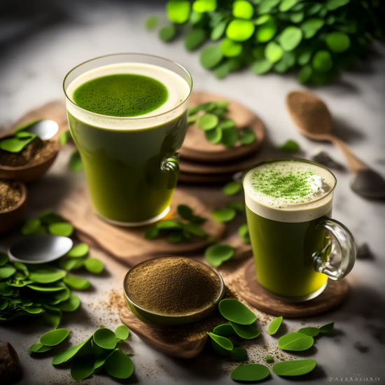 Moringa Green Tea Latte for National Tea Day — Miracle Tree Blog