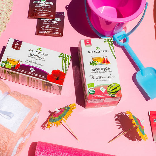 
                    
                      Organic Moringa Tea - Watermelon - Caffeine-Free Herbal Tea - Lifestyle
                    
                  