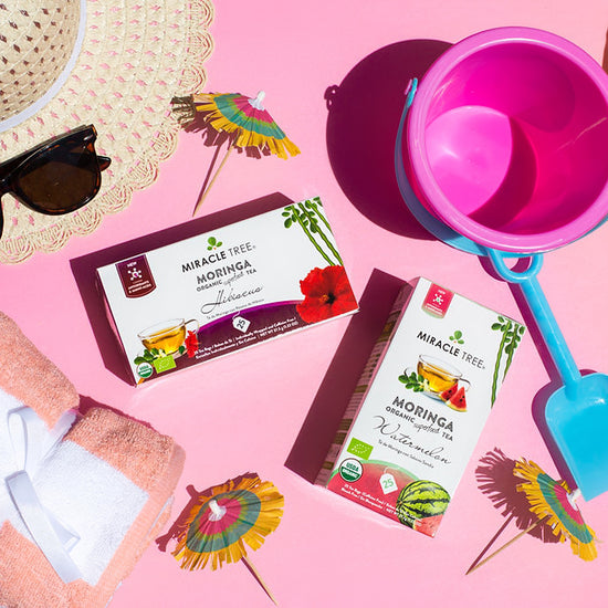 
                    
                      Organic Moringa Tea - Hibiscus - Caffeine-Free Herbal Tea - Lifestyle
                    
                  