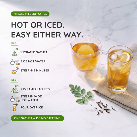 
                    
                      Organic Moringa Energy Tea Bundle - Mighty Set - 3 Flavors - How to brew
                    
                  