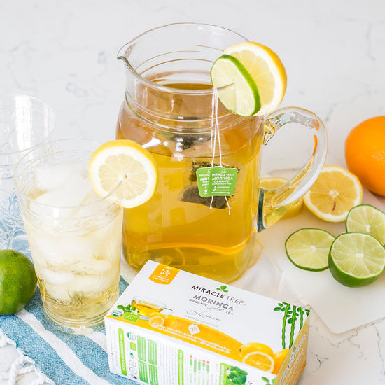 
                    
                      Organic Moringa Tea - Lemon - Caffeine-Free Herbal Tea - Lifestyle
                    
                  