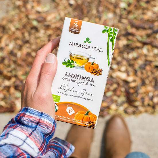 
                    
                      Organic Moringa Tea - Pumpkin Spice - Caffeine-Free Herbal Tea - Lifestyle
                    
                  